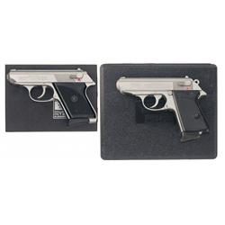 Two Walther Pistols A) Walther Model TPH American Semi-Automatic Double Action Pistol with Box 