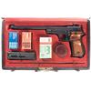 Image 1 : Rare Pyrenees Model 52 Factory Cased Unique Target Pistol with Accessories