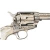 Image 2 : Custom Engraved Colt Single Action "Frontier Six Shooter" Revolver with Pearl Grips