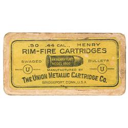 Box of UMC .44 Henry Rimfire Cartridges