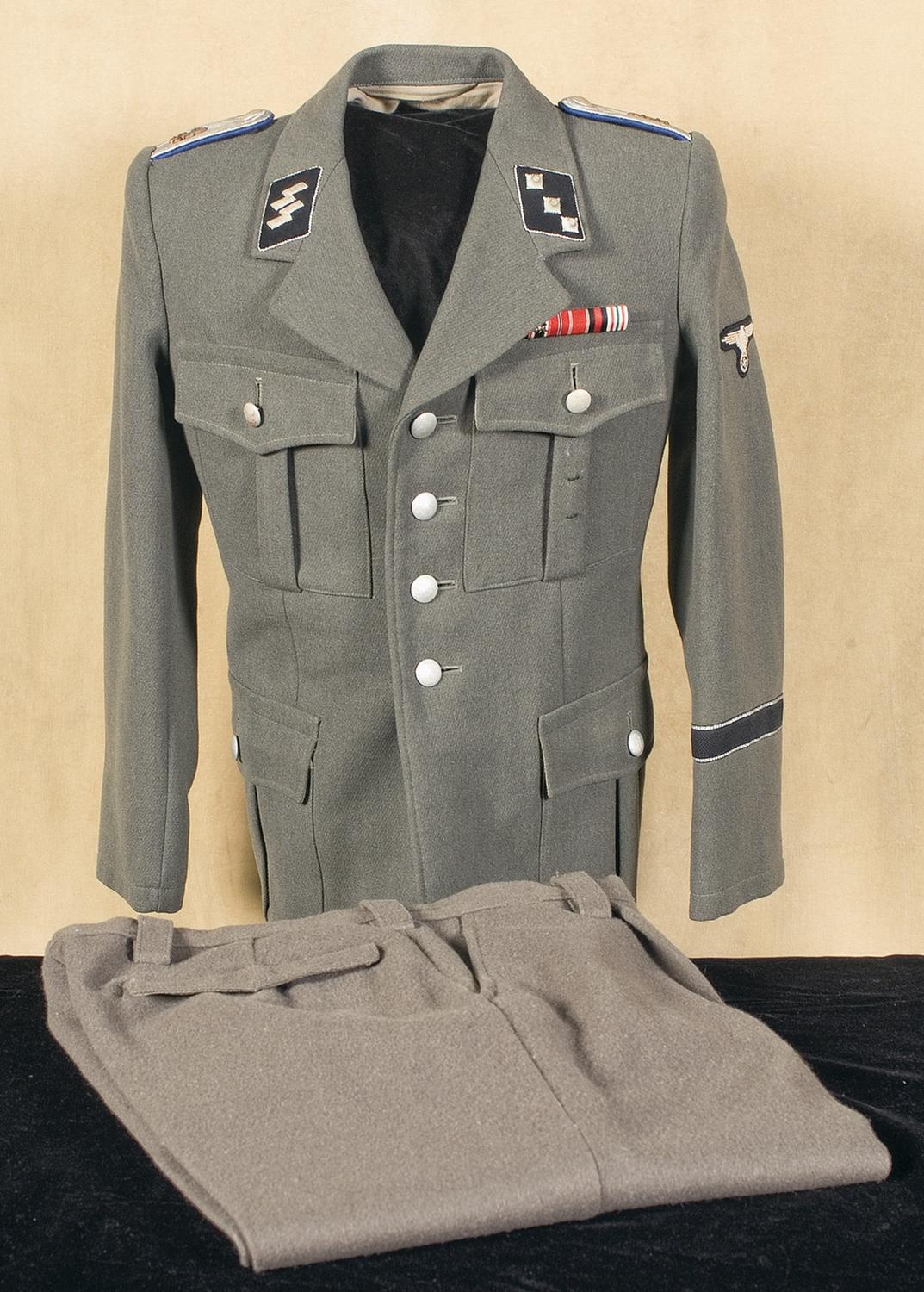 Nazi Ss Medical Style Officers Service Jacket And Trousers