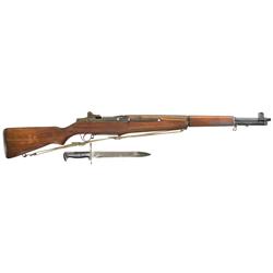 U.S. Winchester M1 Garand Semi-Automatic Rifle with Bayonet and Sling