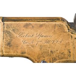 Historic Civil War 7th Illinois Infantry Inscribed Henry Lever Action Rifle