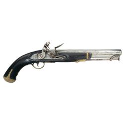 Scarce Virginia Manufactory "1813 Dated" 2nd Model Flintlock Pistol
