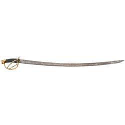 Unmarked Confederate Cavalry Sword