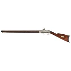 Rare Engraved Jennings Breech Loading Rifle