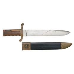 Scarce Dahlgren Pattern Bowie Bayonet with Sheath