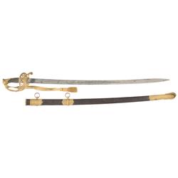 Regulation U.S. Model 1850 Staff & Field Officer's Sword and Scabbord