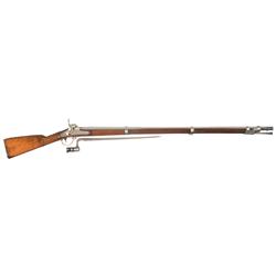 Fine U.S. Harpers Ferry Mexican-American War Era Model 1842 Percussion Musket with Bayonet