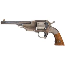 Scarce Allen & Wheelock Center Hammer Lipfire Navy Revolver with Holster and Two Boxes of Ethan Alle