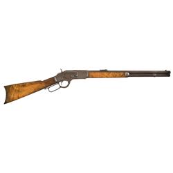 Engraved Winchester Model 1873 Lever Action Rifle