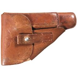 Scarce Albrecht Kind PPK Holster with NSDAP Party Leader Stamp