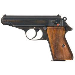 Wartime Production Walther Model PP Semi-Automatic Pistol with Holster