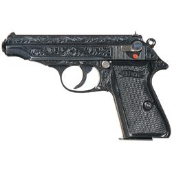 Walther "ac" Code Model PP Semi-Automatic Pistol with Engraving and Inscription