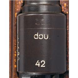 Two German Bolt Action Rifles A) WWII Nazi Waffenwerke Bruenn "dou/ 42" Code Model 98 Bolt Action Ri