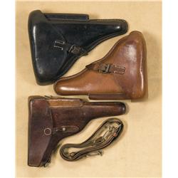 Three Luger Holsters