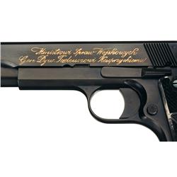 Rare Prototype Serial Number 0034  1936 Dated  Polish Radom Model VIS 35 Presentation Pistol with Go