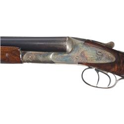 Engraved L.C. Smith Crown Grade Double Barrel Shotgun