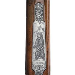 Triple Signed Master Engraved Browning Olympian Grade Bolt Action Rifle