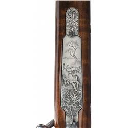 Baerten and Lambert Dual Signed Master Engraved Browning Olympian Grade Bolt Action Rifle in 458 Win