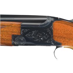 Cased Belgium Browning Lightning Grade I Superposed Shotgun