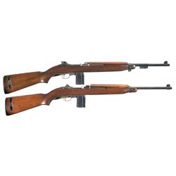 Two U.S. M1 Semi-Automatic Carbines A) U.S. IBM M1 Carbine with Sling 