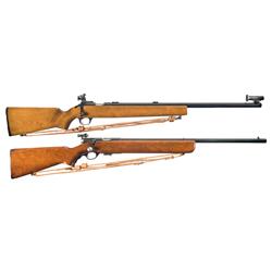 Two U.S. Marked Bolt Action Training Rifles A) U.S. Marked Harrington and Richardson M12 Bolt-Action