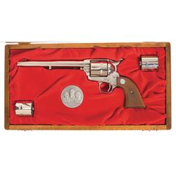 Cased Colt Pony Express Presentation Single Action Army Revolver with Box and Books