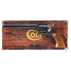 Colt New Frontier Single Action Army Flat Top Revolver with Box
