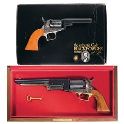 Two Colt Black Powder Series Revolvers A) Colt Black Powder Series Model Baby Dragoon with Box 