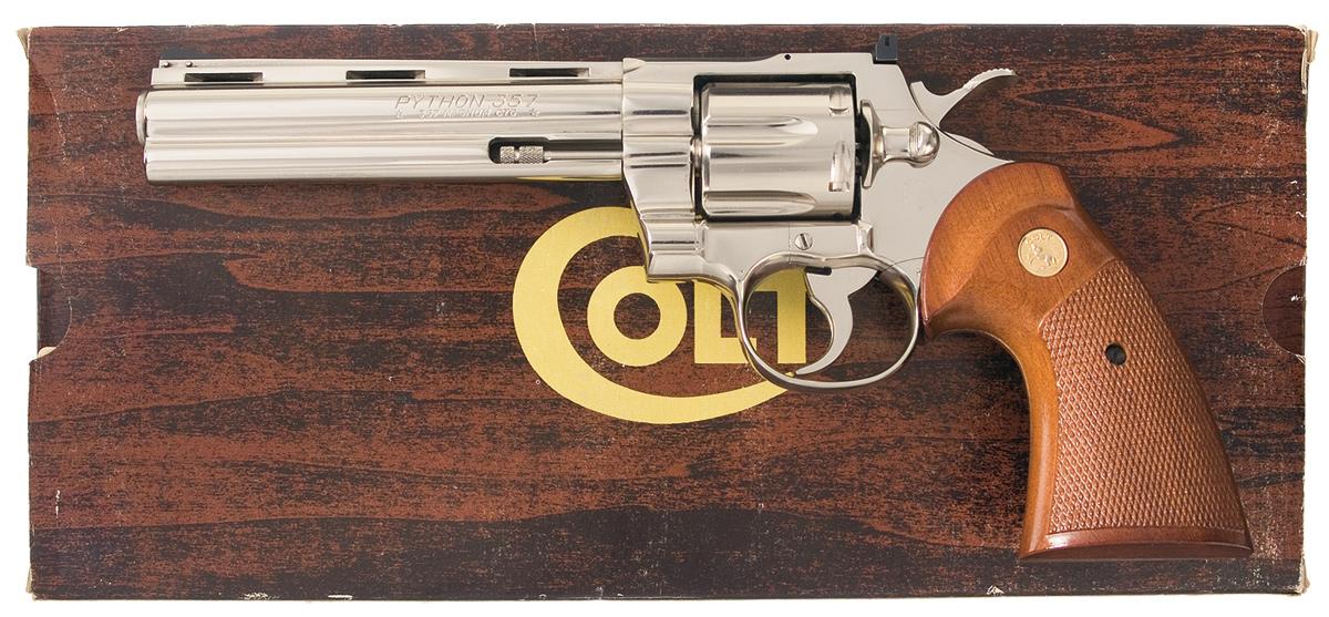 Colt Python Model Double Action Revolver with Box