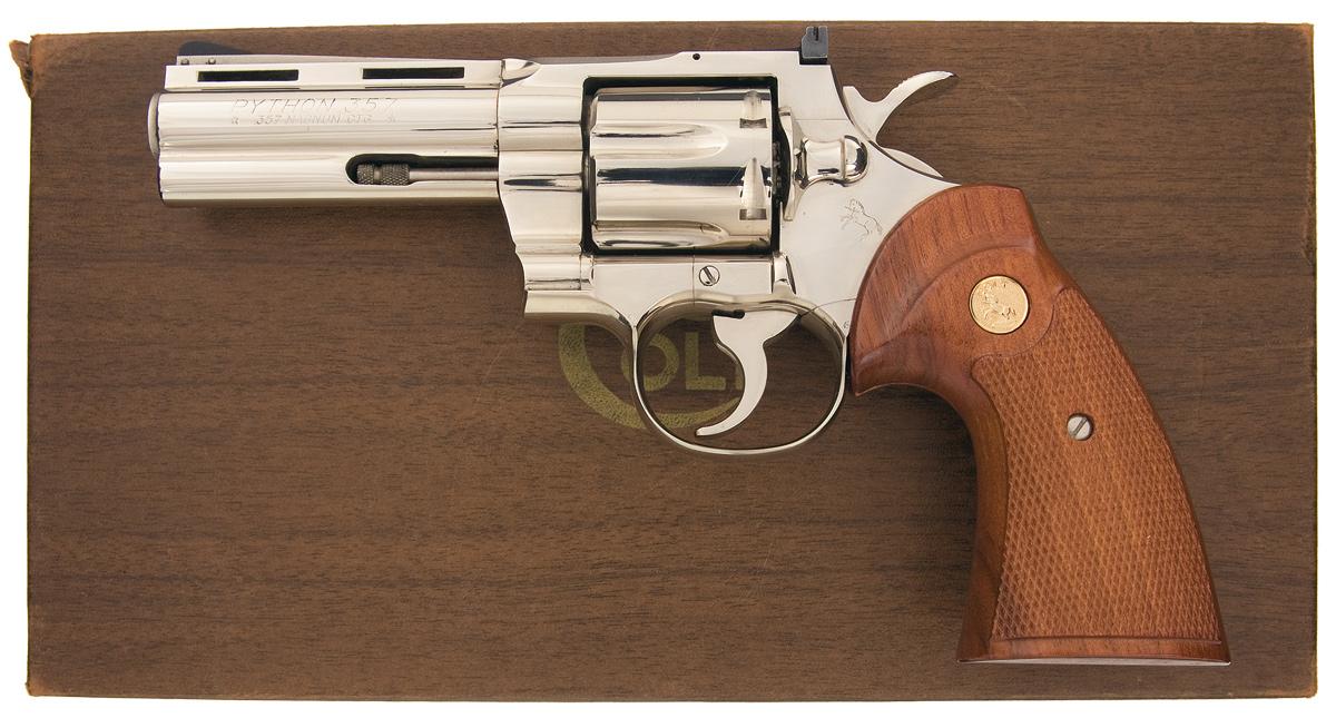 Colt Python Box Company Colt Python Double Action Revolver with Box