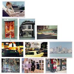 Cityscapes Portfolio, 10 Photorealist Silkscreens
