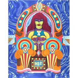 Richard Lindner, Hit, Lithograph with Collage