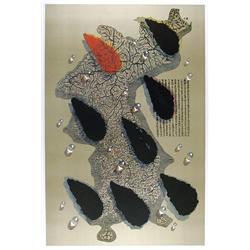 Tschang-Yeul Kim, Water Drops, Silkscreen
