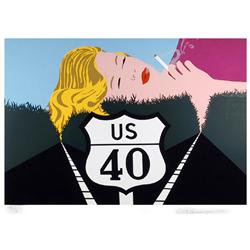 Allan D'Arcangelo, Smoke Dreams, Serigraph