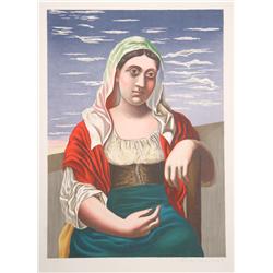 Pablo Picasso, Italienne d'Apres, Lithograph