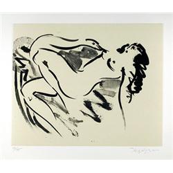 Reuben Nakian, Leda and the Swan, Etching