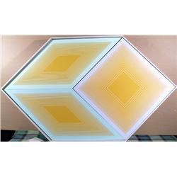 Richard Anuszkiewicz, Volume: Variable Multiple 9 Silkscreens