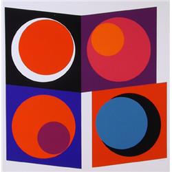 Genevieve Claisse, Abstract Geometric Serigraph
