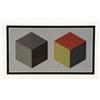 Image 2 : Sol Lewitt, Two Cubes, Silkscreen