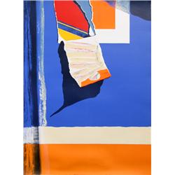 Burhan Cahit Dogançay, Walls 6, Lithograph