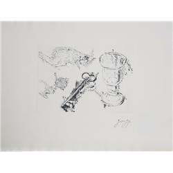 Günter Grass, Wewelflether, Etching