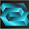 Image 1 : Victor Vasarely, Gestalt 7, Serigraph