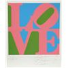 Image 1 : Robert Indiana, Love (Setup), Serigraph
