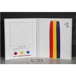 Jasper Johns, Target 1970, Signed Print with Book