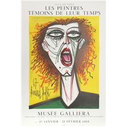 Bernard Buffet, Musee Galleria, Lithograph Poster