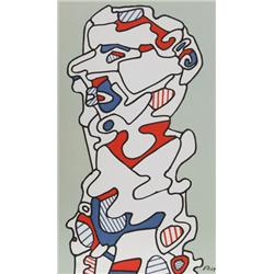 Jean Dubuffet, Abstract Lithograph
