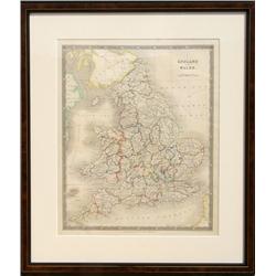 John Dower, Map of England and Wales, Engraving