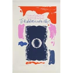 Edith Jaffy Kaplan, To be what one is..., Lithograph
